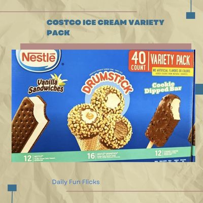 Costco Ice Cream Variety Pack - Nestle 40-Count Pack