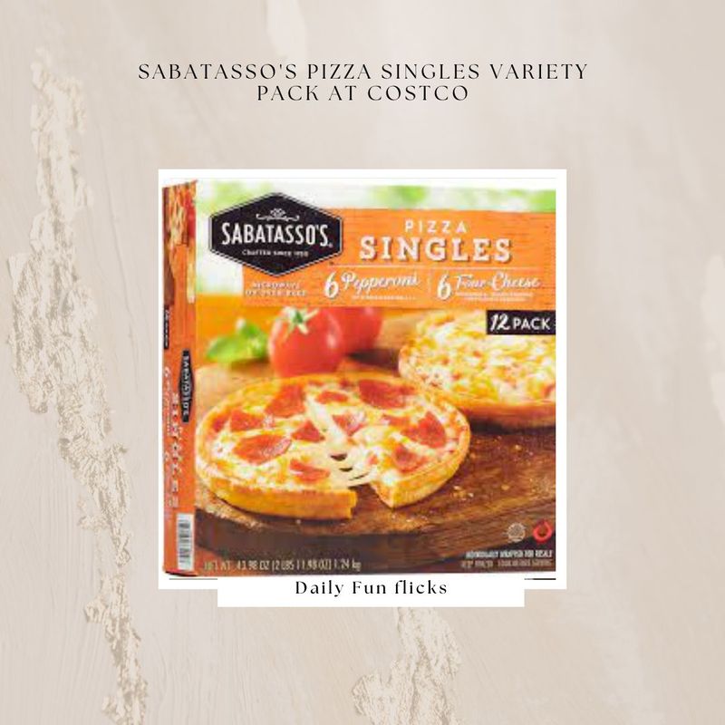 Sabatasso's Pizza Singles Variety Pack At Costco - Appetizer