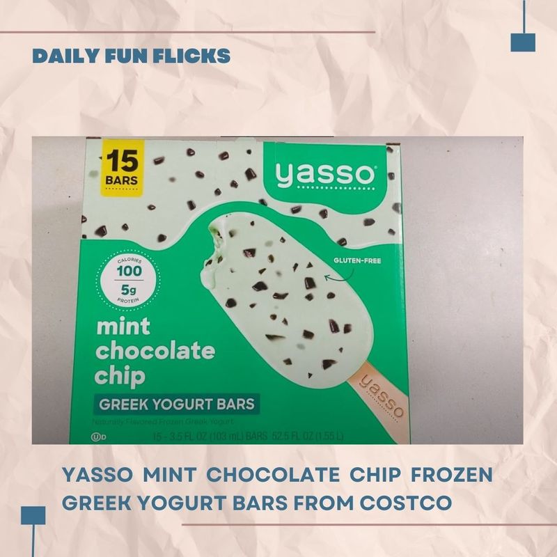 Yasso Mint Chocolate Chip Frozen Greek Yogurt Bars From Costco